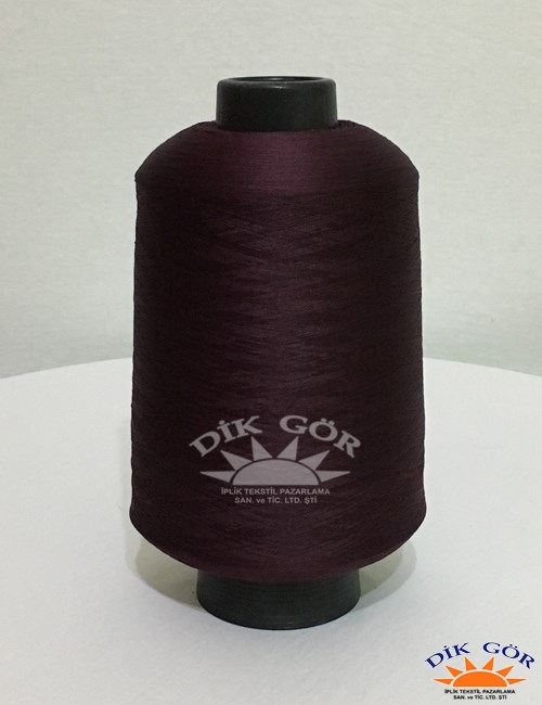 150 Denye 064 Renkli Tekstürize Polyester Overlok İpliği (Muz İplik)