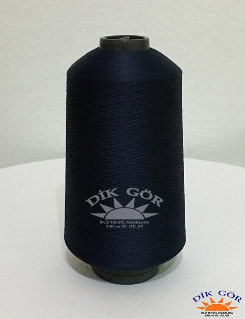 150 Denye 012 Renkli Tekstürize Polyester Overlok İpliği (Muz İplik)
